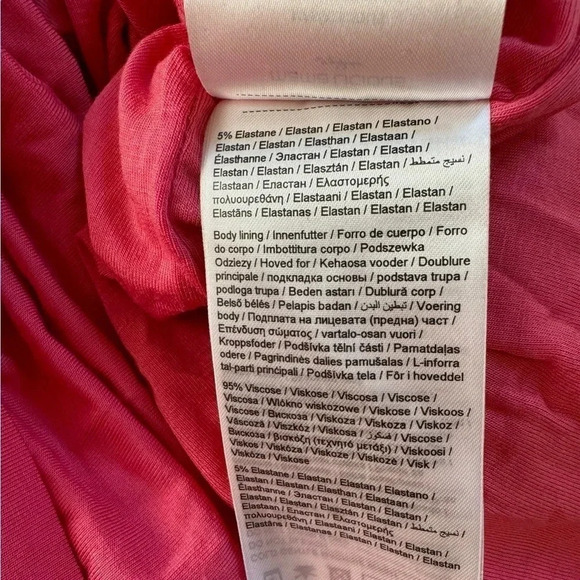 NWT Mama:Lucious Bright‎ Pink Stretch Lace Maternity Formal Dress - Size Medium - Picture 9 of 13